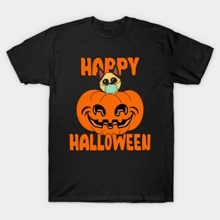 Happy Halloween German Shepherd Dog Lovers Novelty Gift T-Shirt